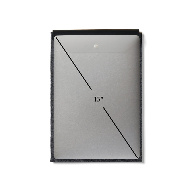 Load image into Gallery viewer, Albo GRS recycled felt 15&quot; laptop sleeve - Custom Wood Designs
