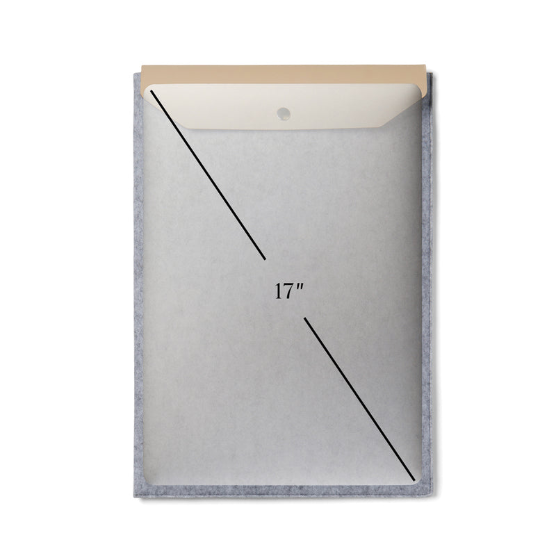 Load image into Gallery viewer, Albo GRS recycled felt 17&quot; laptop sleeve - Custom Wood Designs
