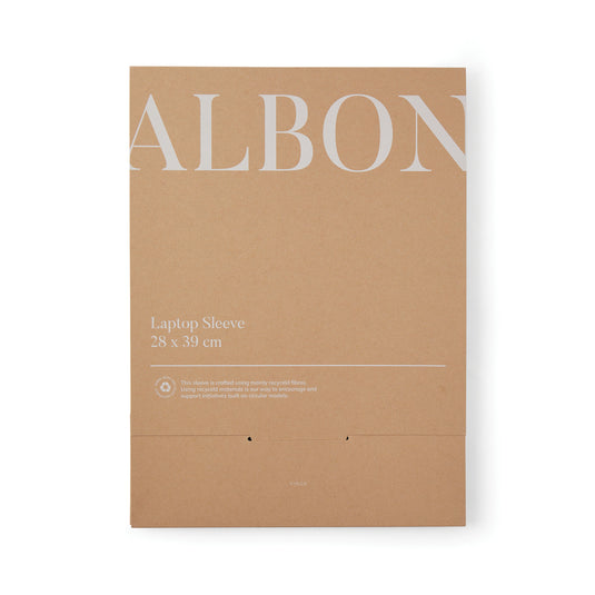 Albo GRS recycled felt 17" laptop sleeve - Custom Wood Designs