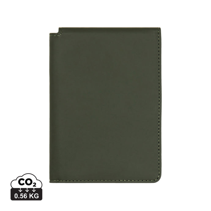Baltimor RCS recycled polyester RFID passport cover - Custom Wood Designs