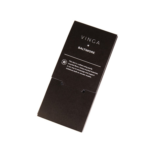 Baltimor RCS recycled polyester luggage tag - Custom Wood Designs