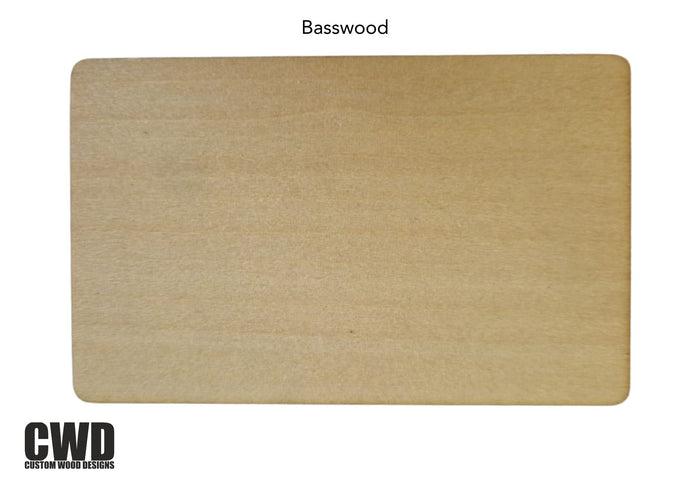 ight Basswood wooden hotel key card with RFID technology, customizable for a clean