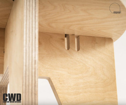 XOX Stool - Custom Wood Designs