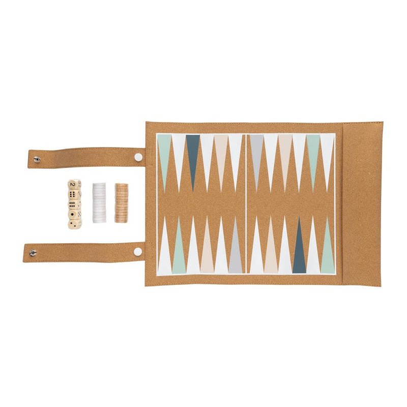 Load image into Gallery viewer, Backgammon foldable cork game set pack of 25 Unbranded Custom Wood Designs __label: Multibuy backgammonsetcustomwooddesigns_341ff07c-59d6-4497-83f3-b6e042c6941e
