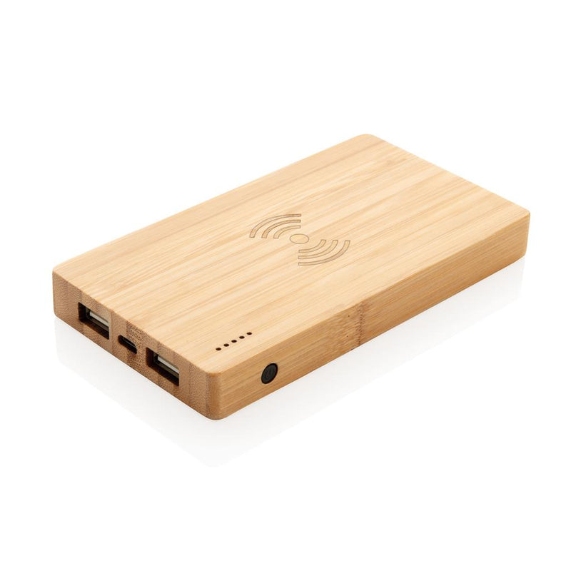 Load image into Gallery viewer, Bamboo 5W Powerbank pack of 25 Custom Wood Designs __label: Multibuy bamboo10wpowerbankcustomwooddesigns
