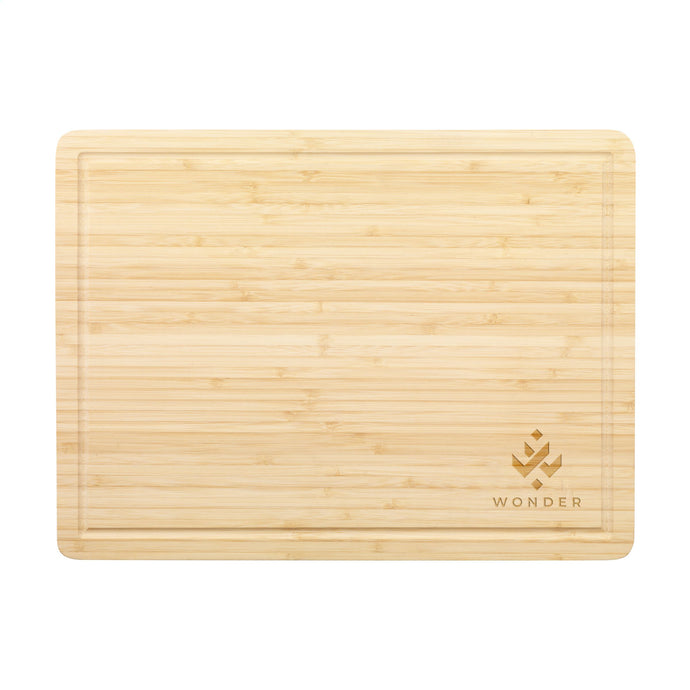 XL Bamboo Chopping Board 40x30cm pack of 25 Custom Wood Designs __label: Multibuy bambooboardlargecustomwooddesigns