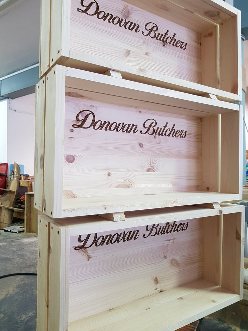 Load image into Gallery viewer, Custom Made retal crates Custom Wood Designs batch_20171020_142405
