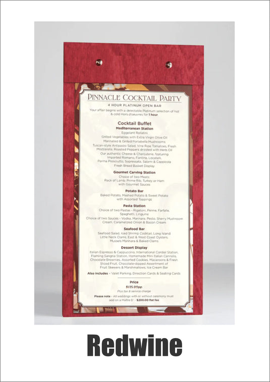 20 x Wooden Clipboard 15x30cm Redwine Custom Wood Designs __label: Multibuy black-20-x-wooden-clipboard-15x30cm-53612712952151