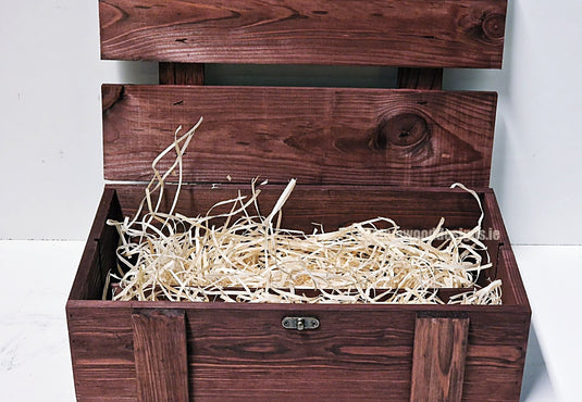 Rustic Bottle Box - Burgundy Double x 25 Bottle box Custom Wood Designs __label: Multibuy Bottle Box gift box Gift Boxes wooden Box bottle-box-default-title-rustic-bottle-box-burgundy-double-53613471826263