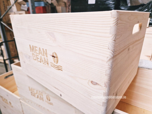 HighFive Pine Wood Box 40 X 30 X 23 cm OB5 Box with Handle pin bedroom deco box room deco wood wooden box-with-handle-default-title-highfive-pine-wood-box-40-x-30-x-23-cm-ob5-53611843322199