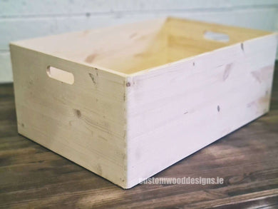 MaxSeven - Pine Wood Box 60 X 40 X 23,5 cm OB7 Box with Handle pin bedroom deco box crate room deco wood wooden box-with-handle-default-title-maxseven-pine-wood-box-60-x-40-x-23-5-cm-ob7-53611842339159