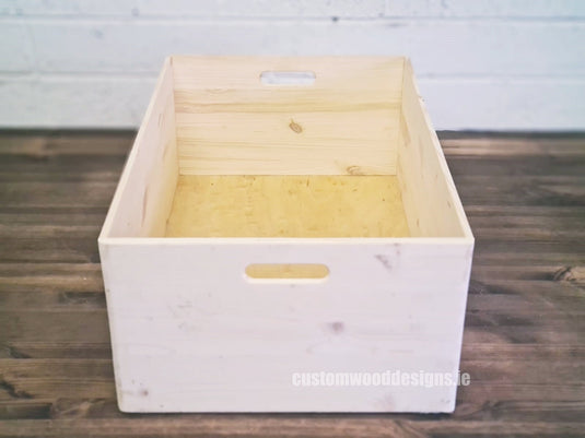 MaxSeven - Pine Wood Box 60 X 40 X 23,5 cm OB7 Box with Handle pin bedroom deco box crate room deco wood wooden box-with-handle-default-title-maxseven-pine-wood-box-60-x-40-x-23-5-cm-ob7-53611847778647