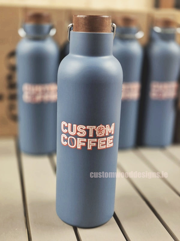 Load image into Gallery viewer, Eco-friendly stainless steel vacuum bottle 800ml, printed with company logo for business gifting
