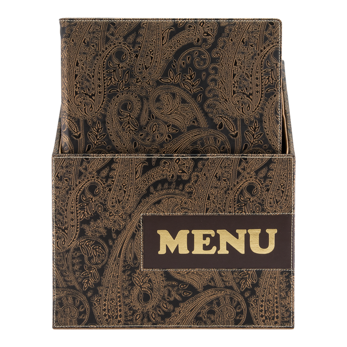 20 x Polyurethane Menu Cover Paisley Custom Wood Designs __label: Multibuy cork-20-x-polyurethane-menu-cover-53612721635671