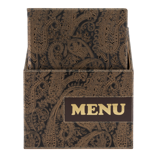 20 x Polyurethane Menu Cover Paisley Custom Wood Designs __label: Multibuy cork-20-x-polyurethane-menu-cover-53612721635671