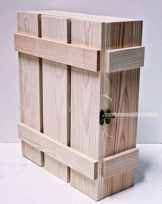 Rustic 3 Bottle Box - Natural x 25 Corporate Gift Box with Wood Wool Custom Wood Designs __label: Multibuy box corporate gift hamper triple wine box wood wool corporate-gift-box-with-wood-wool-1-rustic-3-bottle-box-natural-x-25-53612210422103