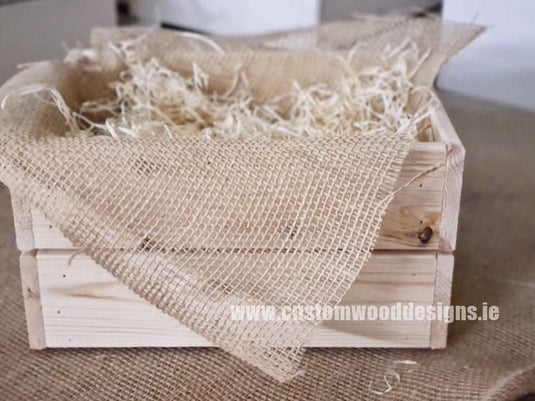 Small Hamper Crate Natural SCHN 31 x 23 x 15 cm Create Your Own Hamper Custom Wood Designs crate crateburlap diy hamper make your own small wood wool create-your-own-hamper-default-title-small-hamper-crate-natural-schn-31-x-23-x-15-cm-53612138824023