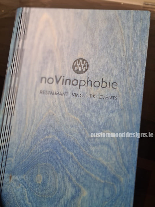 20 x Wooden Menu 15x30cm Custom Wood Designs __label: Multibuy dark-20-x-wooden-menu-15x30cm-53612702892375