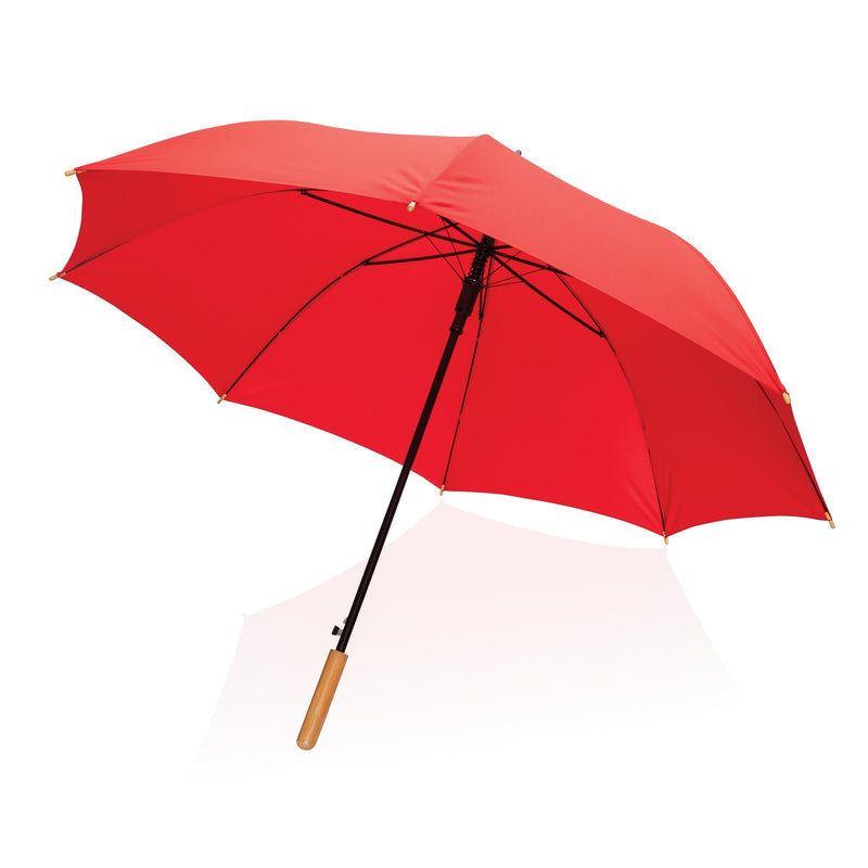 Load image into Gallery viewer, 27&quot; bamboo handle umbrella pack of 12 Red Custom Wood Designs __label: Multibuy dark-blue-27-bamboo-handle-umbrella-pack-of-12-53613419004247
