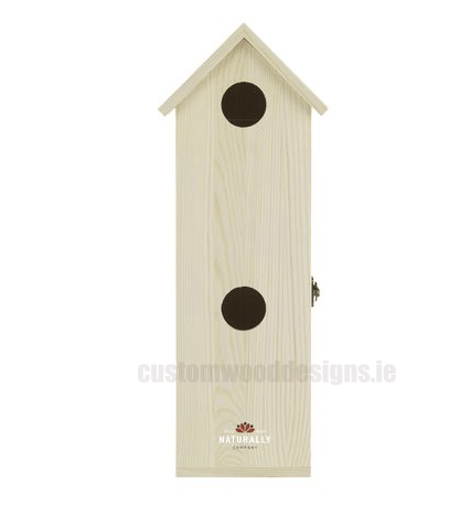 2 in 1 Wine gift box and bird house Custom Wood Designs default-title-2-in-1-wine-gift-box-and-bird-house-53612234178903
