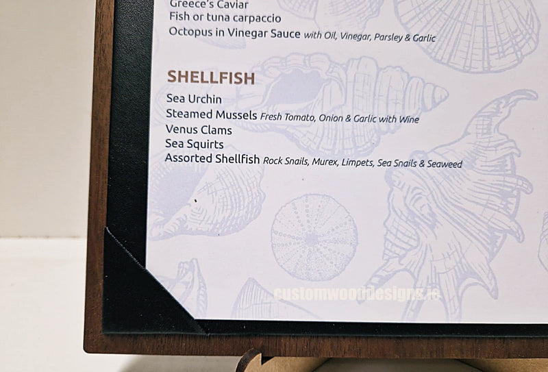 Load image into Gallery viewer, 20 x A4 Walnut Album Menu Securit __label: Multibuy default-title-20-x-a4-walnut-album-52262275940695
