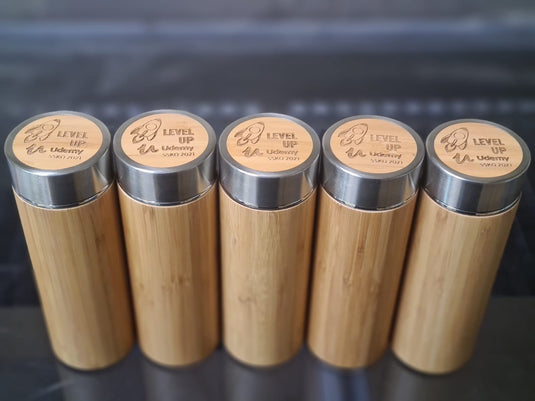 Bamboo thermo bottle x 25 Custom Wood Designs __label: Multibuy default-title-bamboo-thermo-bottle-x-25-53612800901463