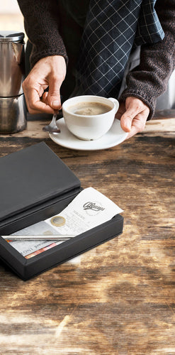 Bill presenter box - black pack of 10 Custom Wood Designs __label: Multibuy default-title-bill-presenter-box-black-pack-of-10-53613286654295