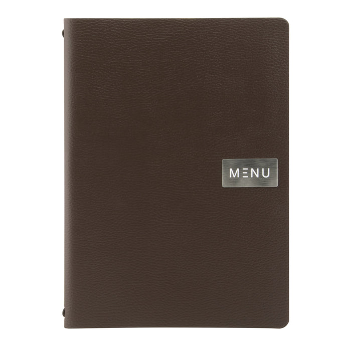 Brown A4 menu pack Restaurant 