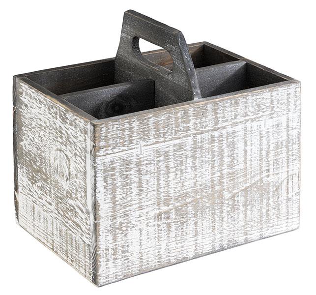 Load image into Gallery viewer, Caddy 4 compartments pack of 25 Custom Wood Designs __label: Multibuy default-title-caddy-4-compartments-pack-of-25-53612885508439
