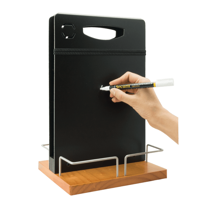 Load image into Gallery viewer, Chalkboard Table Caddy - Pack of 6 Custom Wood Designs __label: Multibuy default-title-chalkboard-table-caddy-pack-of-6-49180114878807
