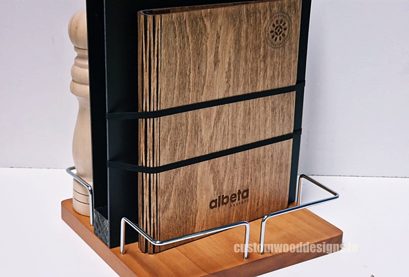 Load image into Gallery viewer, Chalkboard Table Caddy - Pack of 6 Custom Wood Designs __label: Multibuy default-title-chalkboard-table-caddy-pack-of-6-52298223321431
