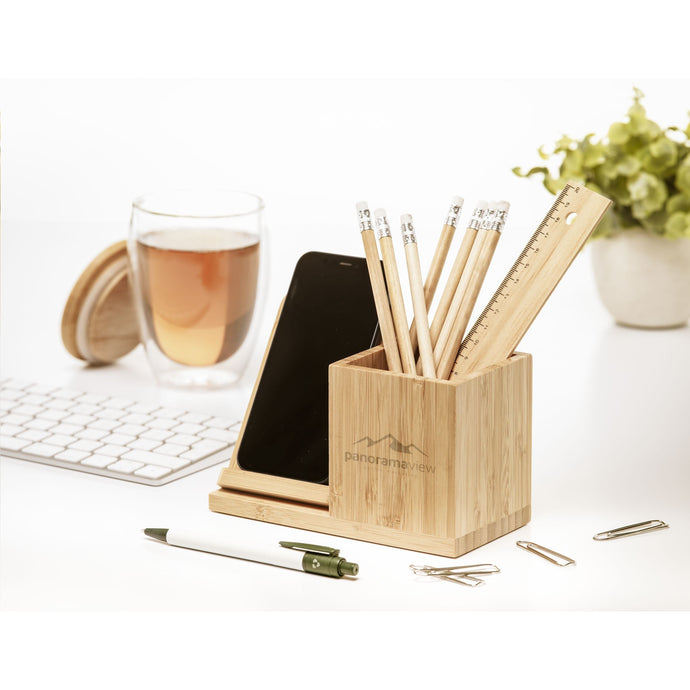 Charging Stand with pen holder pack of 25 Custom Wood Designs __label: Multibuy default-title-charging-stand-with-pen-holder-pack-of-25-53613694648663