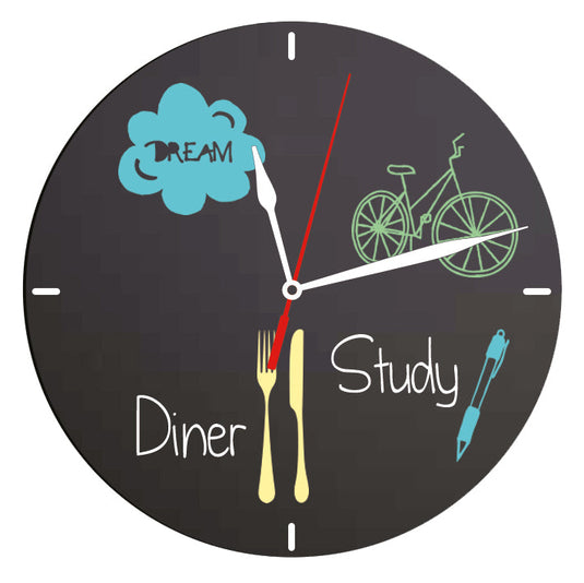 Clock Chalkboard pack of 6 Custom Wood Designs __label: Multibuy default-title-clock-chalkboard-pack-of-6-53613397049687