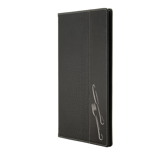 Crocodile style leather menu pack of 10 Custom Wood Designs __label: Multibuy default-title-crocodile-style-leather-menu-pack-of-10-53613294879063