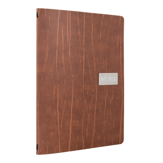 Leather menu A4 pack of 10 Custom Wood Designs __label: Multibuy default-title-leather-menu-a4-pack-of-10-53613232816471