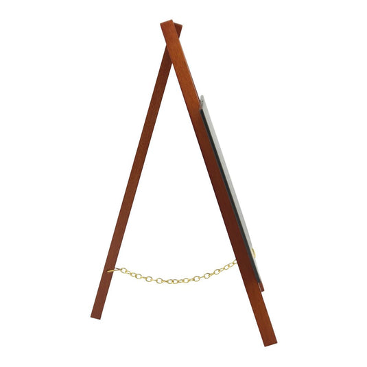 Mini Easel Chalkboard - Mahogany Finish - Pack of 6 Custom Wood Designs __label: Multibuy default-title-mini-easel-chalkboard-mahogany-finish-pack-of-6-53612405162327