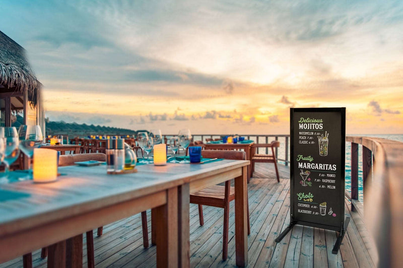 Load image into Gallery viewer, Pavement stand Black Metal 117x56x60cm Custom Wood Designs default-title-pavement-stand-black-metal-117x56x60cm-53612350374231
