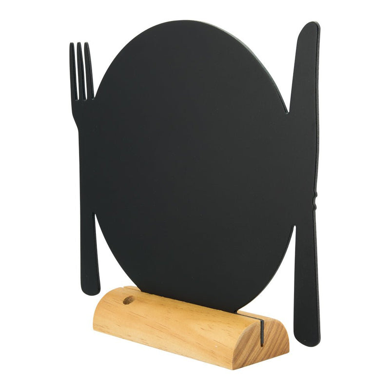 Load image into Gallery viewer, Plate Chalkboard x 6 Custom Wood Designs __label: Multibuy default-title-plate-chalkboard-x-6-53612370657623
