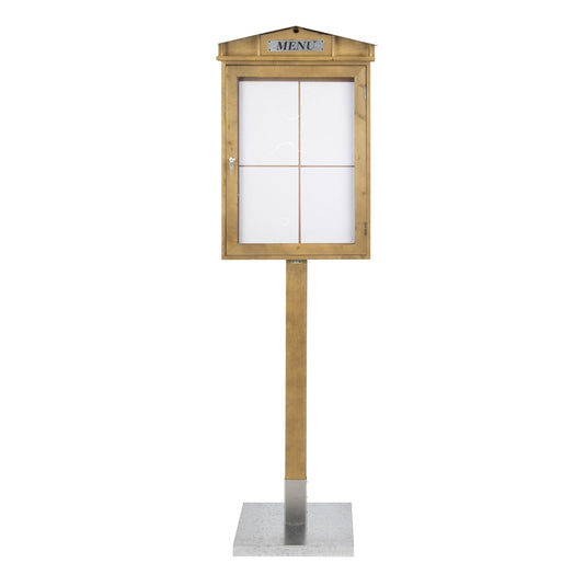 Rustic Wood Display Case & Stand Set Custom Wood Designs default-title-rustic-wood-display-case-stand-set-53612507005271