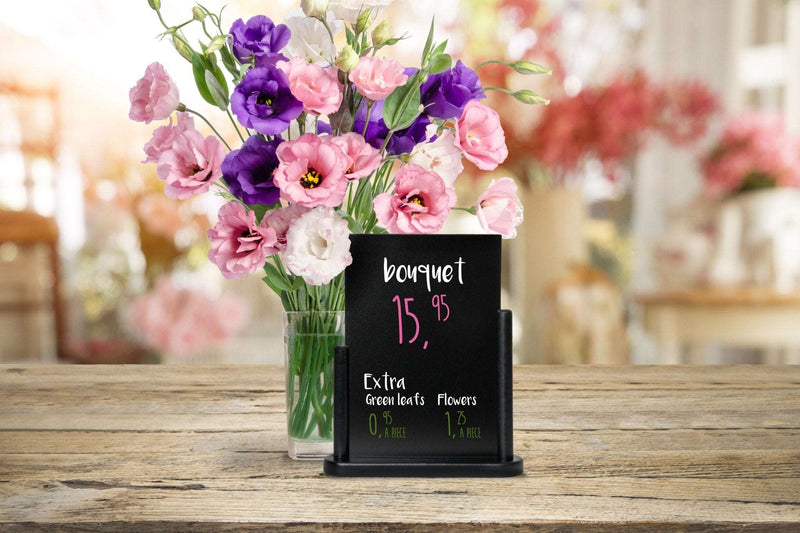 Load image into Gallery viewer, Tabletop Chalkboard Black Small - Pack of 6 Custom Wood Designs __label: Multibuy default-title-tabletop-chalkboard-black-small-pack-of-6-53612359647575
