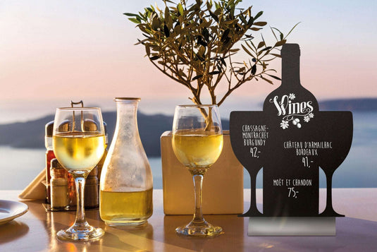 Wine Table Chalkboard. Pack of 6 Custom Wood Designs __label: Multibuy default-title-wine-table-chalkboard-pack-of-6-53612388745559