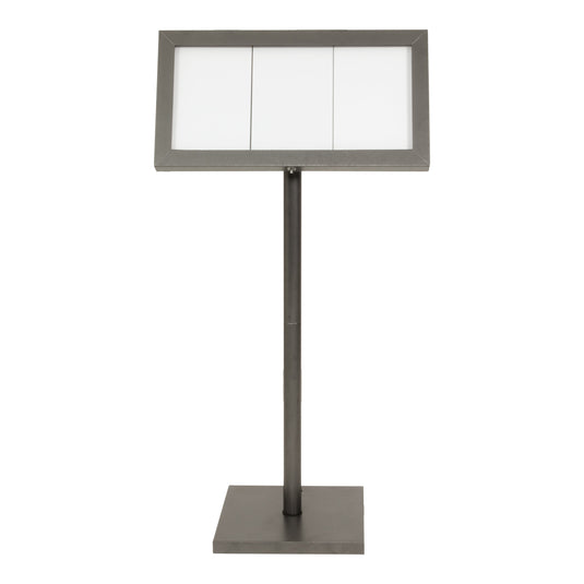 Information Display 3A4 Gun Grey Securit display-case-information-display-3a4-gun-grey-53612780749143