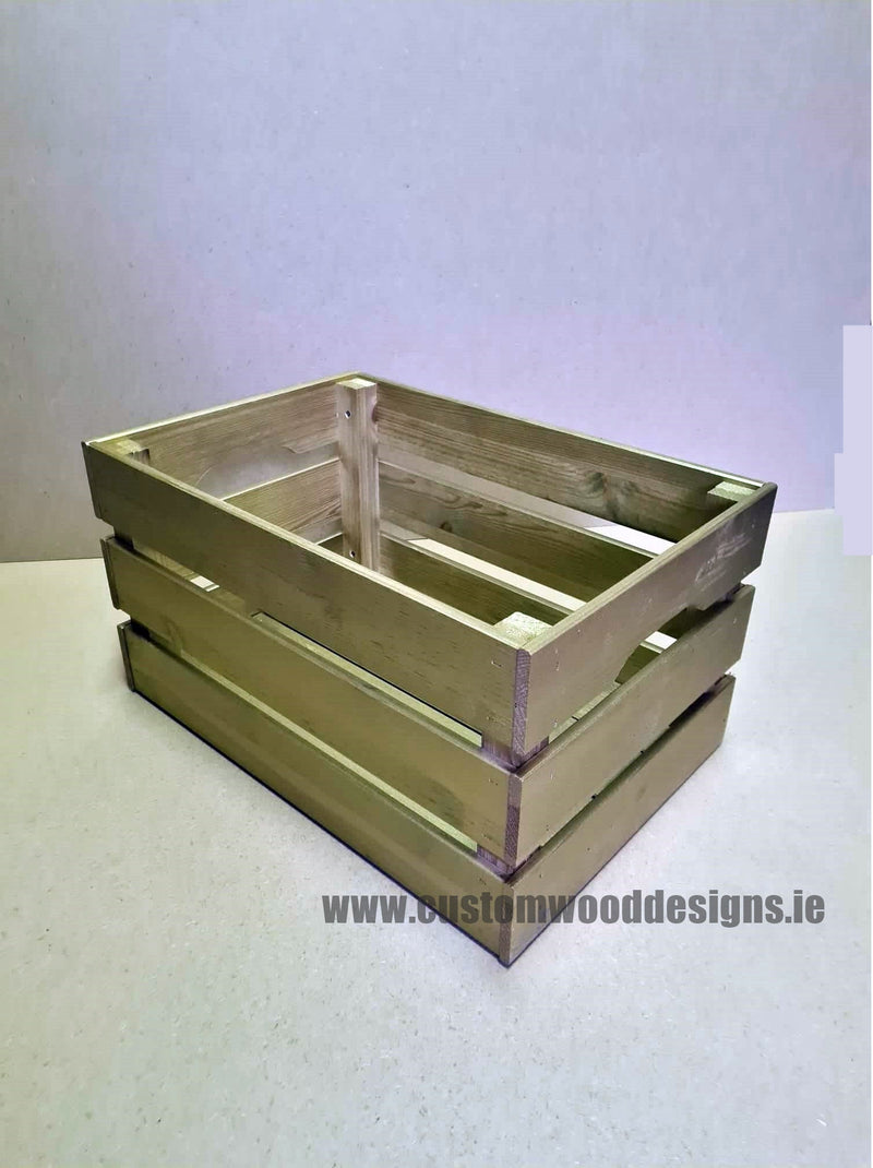 Load image into Gallery viewer, Large Gold Crate x 10 Crate pin goldcratechristmaspromotionalgoldcratecorporategiftsgifthampergoodiehamperboxesecowoodenbrandeditemscustomwooddesignsirelanddublinecologicalboxesfullofwoodenbradedpromotionalbran_0cdc9d9f-0b01-4c03-94b8-1715bb74a2e8
