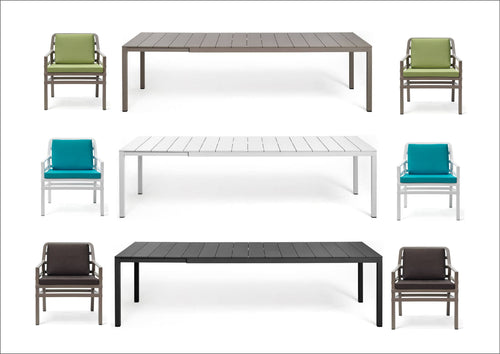 Nardi 10 Seater Rio Aria Extendable Set Hospitality Furniture Custom Wood Designs Outdoor hospitality-furniture-default-title-nardi-10-seater-rio-aria-extendable-set-53612833374551