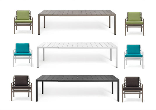 Nardi 10 Seater Rio Aria Extendable Set Hospitality Furniture Custom Wood Designs Outdoor hospitality-furniture-default-title-nardi-10-seater-rio-aria-extendable-set-53612833374551