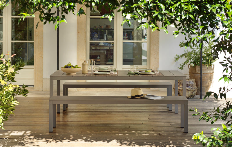 Load image into Gallery viewer, Nardi Aluminum Rio Bench - Custom Wood Designs Nardi Aluminum Rio Bench made from [material] – Ideal for [use_case] | Custom Wood Designs
