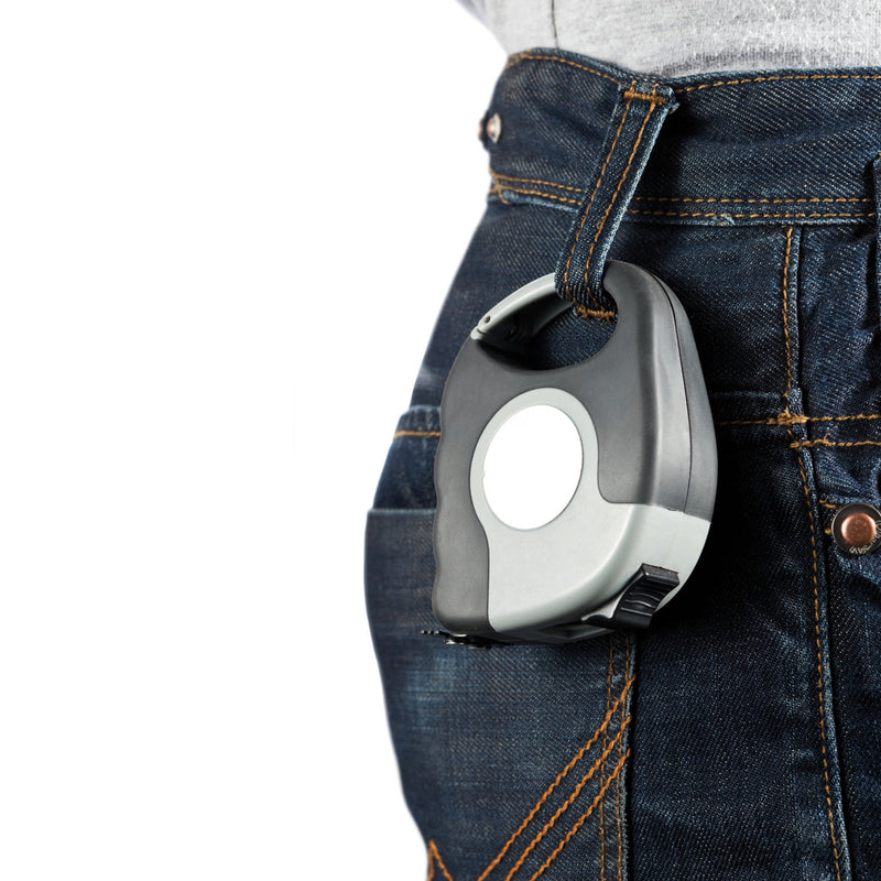 Load image into Gallery viewer, Measuring tape with carabiner - Custom Wood Designs
