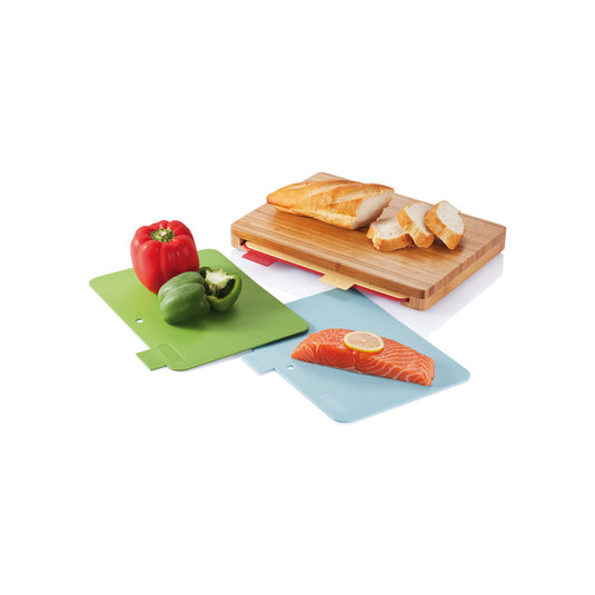 Cutting board with 4pcs hygienic boards - Custom Wood Designs