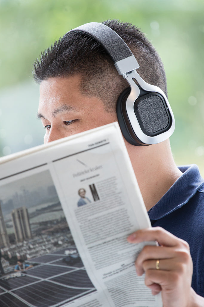 Load image into Gallery viewer, Vogue Headphone - Custom Wood Designs
