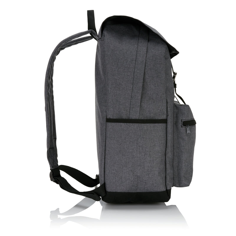 Load image into Gallery viewer, Laptop backpack with magnetic buckle straps - Custom Wood Designs
